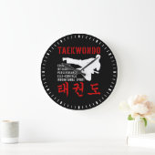 Taekwondo Große Wanduhr (Zuhause)