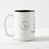 Taekwondo-Grundsatz-Tasse Zweifarbige Tasse (Links)