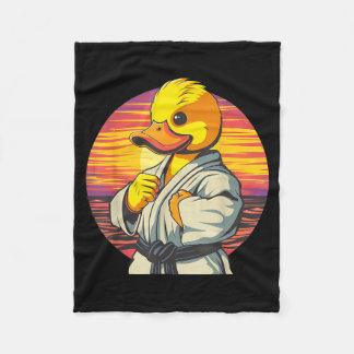Taekwondo-Gummiente Kickboxen-Tier Jiu-Jitsu Fleecedecke
