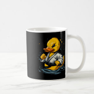 Taekwondo-Gummiente Kickboxen-Tier Jiu-Jitsu Kaffeetasse