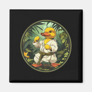 Taekwondo-Gummiente Kickboxen-Tier Jiu-Jitsu Magnet