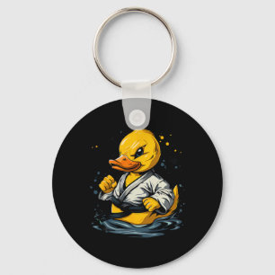 Taekwondo-Gummiente Kickboxen-Tier Jiu-Jitsu  Schlüsselanhänger