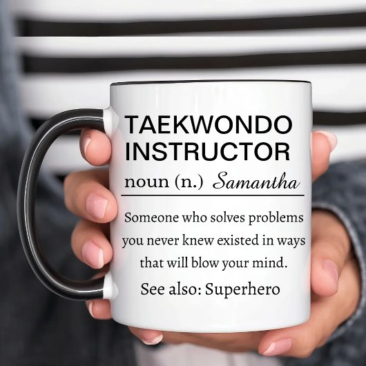 Taekwondo Instructor Tasse