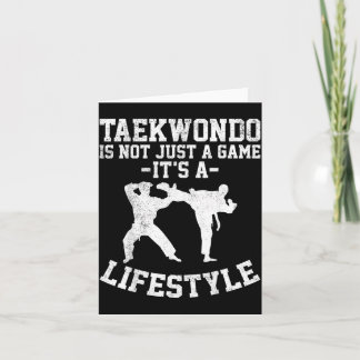 Taekwondo ist nicht nur ein Spiel, es ist ein Lebe Karte