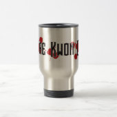 Taekwondo-Kampf Reisebecher (Mittel)