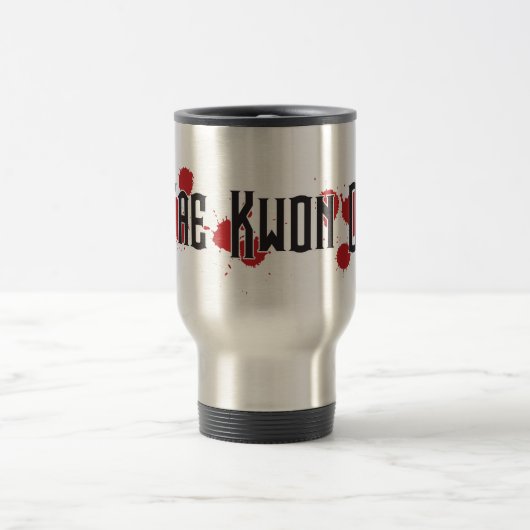 Taekwondo-Kampf Reisebecher (Mittel)