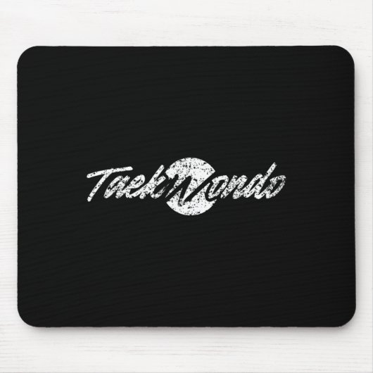 Taekwondo Kämpfer Tae Kwon Do Training Martial Mousepad (Vorne)