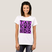 Taekwondo, Kampfkunst T-Shirt (Vorne ganz)
