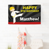 Taekwondo-Karate-Gelb-Gurt-blonder Banner (Insitu)