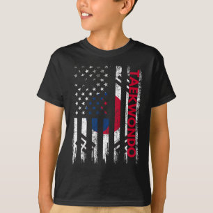 Taekwondo Karate Martial Arts Training Koreanische T-Shirt