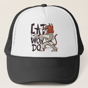 Taekwondo-Katze Truckerkappe