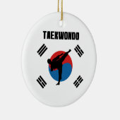 Taekwondo Keramik Ornament (Rechts)