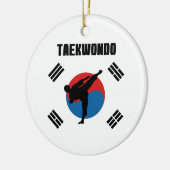 Taekwondo Keramik Ornament (Links)