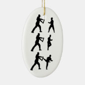 Taekwondo Keramikornament (Rechts)