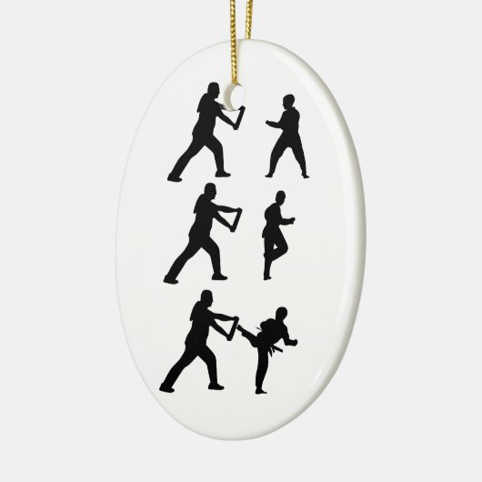 Taekwondo Keramikornament (Links)