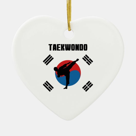 Taekwondo Keramikornament (Vorne)