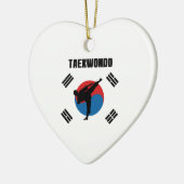 Taekwondo Keramikornament (Links)