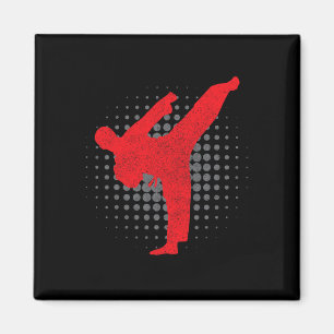Taekwondo Kick Karate Jungen Mädchen Kampfsport Vi Magnet