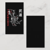 Taekwondo Kick Martial Arts Visitenkarte (Vorne/Hinten)