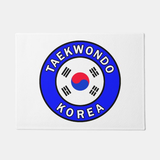 Taekwondo Korea Fußmatte (Vorderseite)