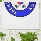 Taekwondo Korea Geschirrtuch (Gefaltet)