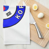 Taekwondo Korea Geschirrtuch (Viertel Falte)