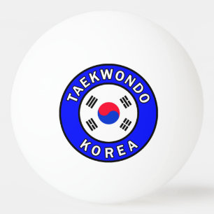 Taekwondo Korea Tischtennisball