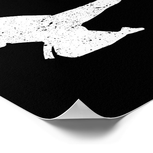 Taekwondo Koreanisch Poster (Ecke)