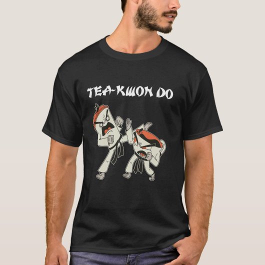Taekwondo, Koreanischer Kampfkunst T-Shirt (Vorderseite)