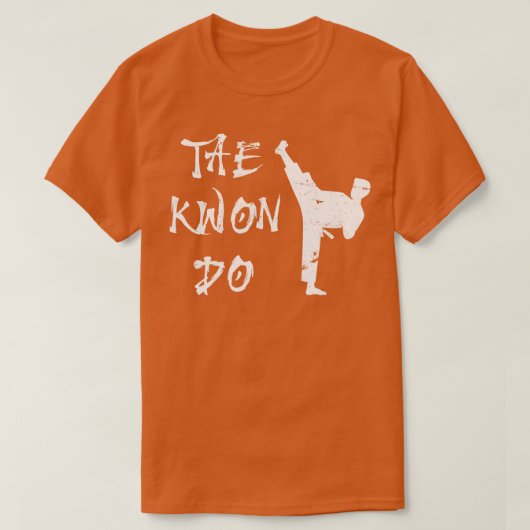 Taekwondo, Koreanischer Kampfkunst T-Shirt (Design vorne)