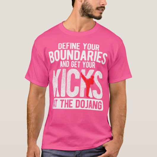 Taekwondo, Koreanischer Kampfkunst T-Shirt (Vorderseite)