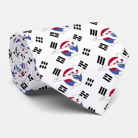 Taekwondo Krawatte (Gerollt)