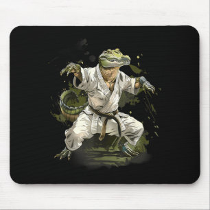 Taekwondo Krokodil Kickboxen Tier Jiu-Jitsu Mousepad