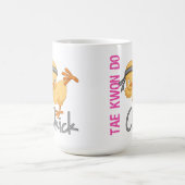 Taekwondo-Küken Kaffeetasse (Mittel)