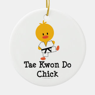 Taekwondo-Küken-Verzierung Keramikornament