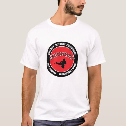 Taekwondo-Lehren-Kreis T-Shirt (Vorderseite)