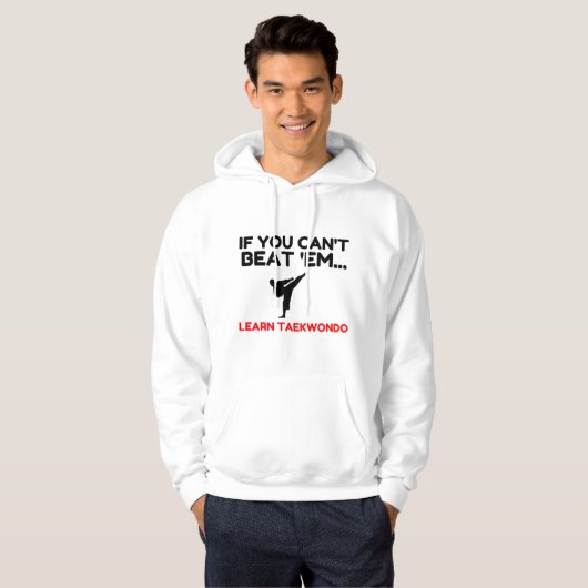 Taekwondo lernen hoodie (Vorne ganz)