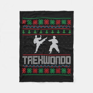 Taekwondo Liebhaber der Kampfkunst - Hässlicher St Fleecedecke