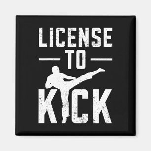 Taekwondo Mädchen Kinder Karate Kampfsport Magnet
