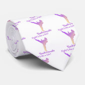 Taekwondo-Mädchen Krawatte (Gerollt)