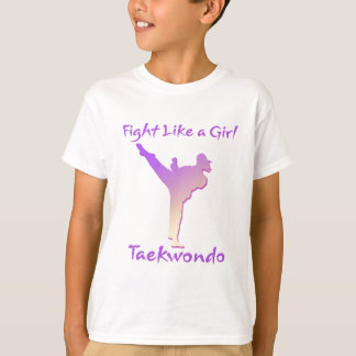 Taekwondo-Mädchen T-Shirt