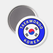 Taekwondo Magnet (Vorderseite/Rückseite)
