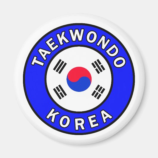 Taekwondo Magnet (Vorne)