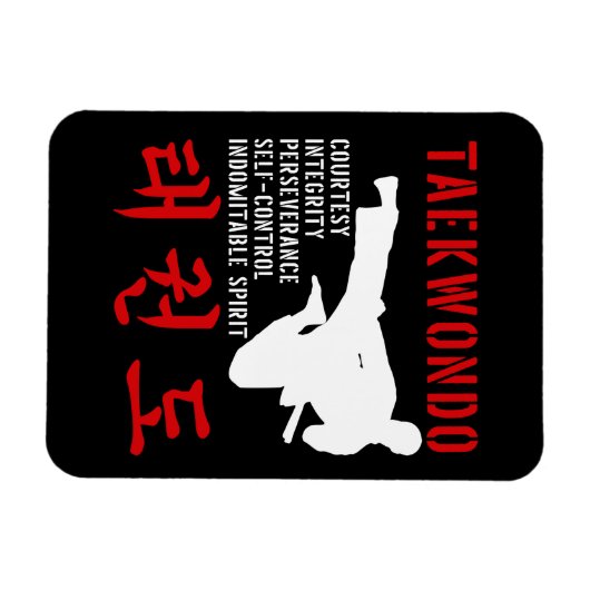 Taekwondo Magnet (Horizontal)