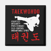 Taekwondo Magnet (Vorne)