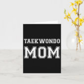 Taekwondo Mama Funny Karate Karte (Gelbe Blume)
