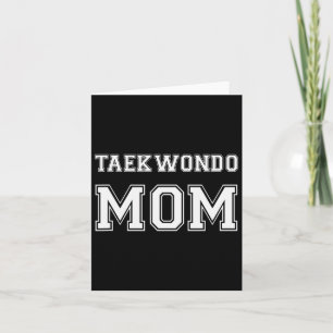 Taekwondo Mama Funny Karate Karte