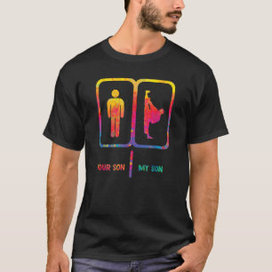Taekwondo Mama Junge mein Sohn Ihr Sohn Taekwondo T-Shirt
