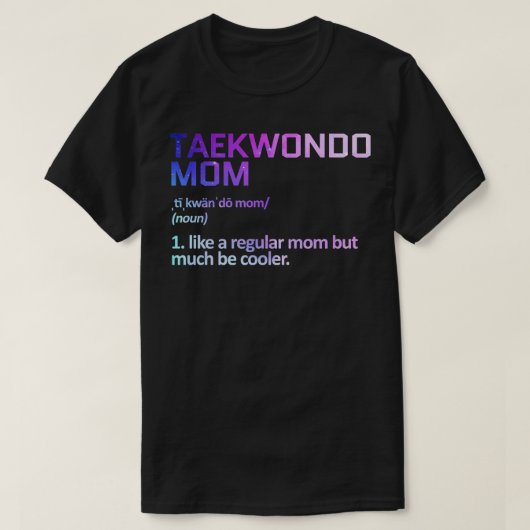 Taekwondo Mama T-Shirt (Design vorne)