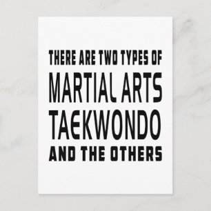 Taekwondo Martial Arts Designs Postkarte